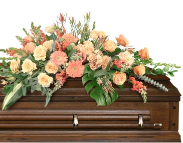 Compassionate Coral (Casket Spray)